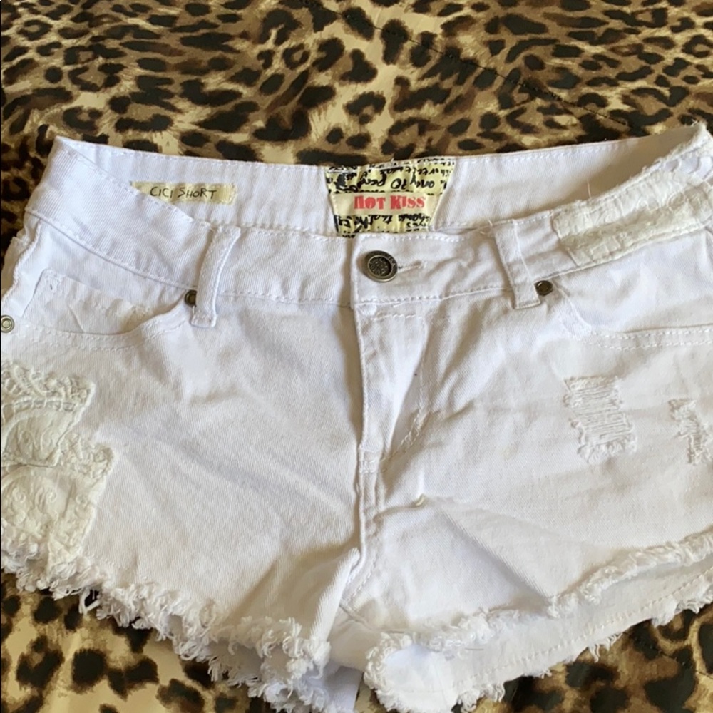 White shorts